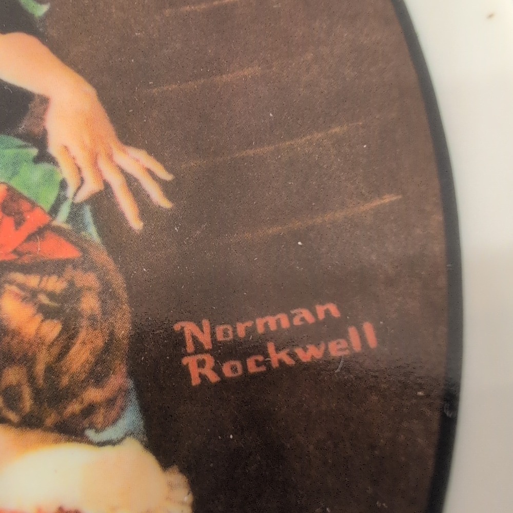 Norman Rockwell 1984 Mothers Day Plate Grandmas Courting Dress Edwin M Knowles - Picture 7 of 10